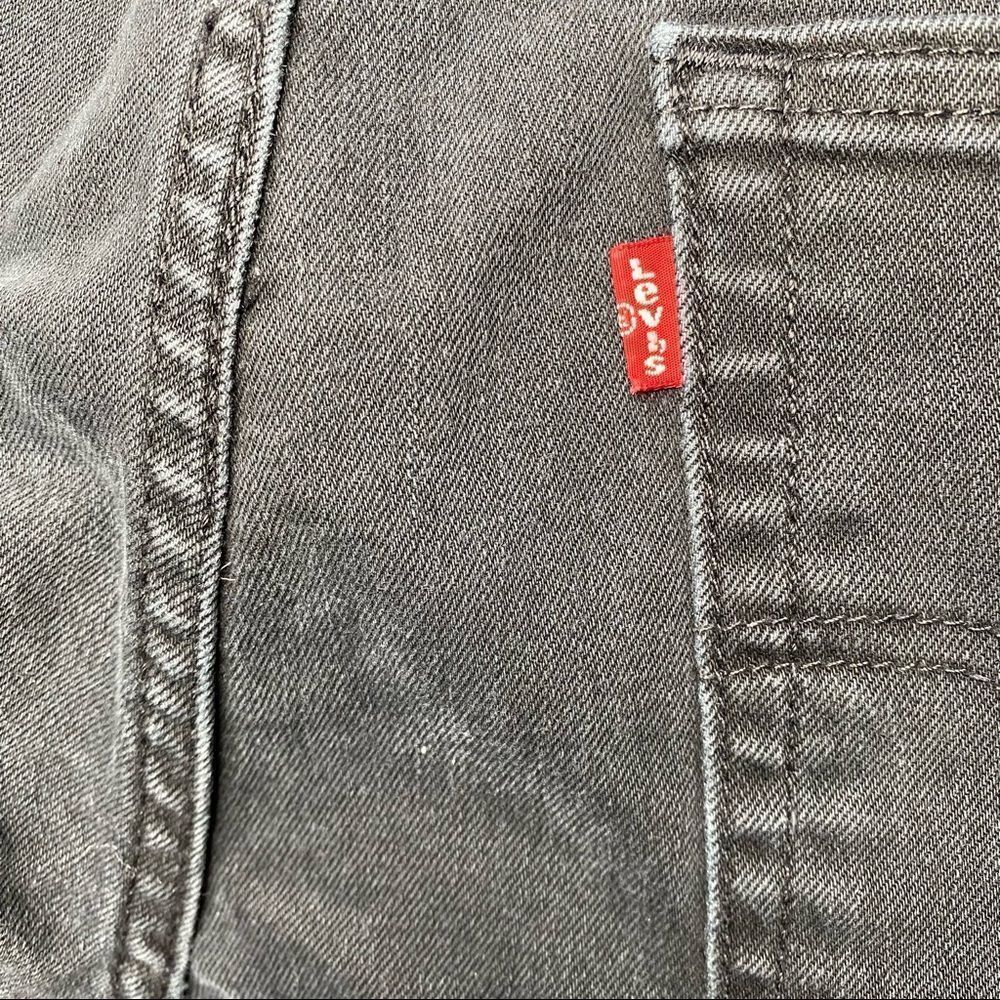 LEVI’S Black Mid-Rise Skinny Denim Jeans - Size 32 - Picture 3 of 10